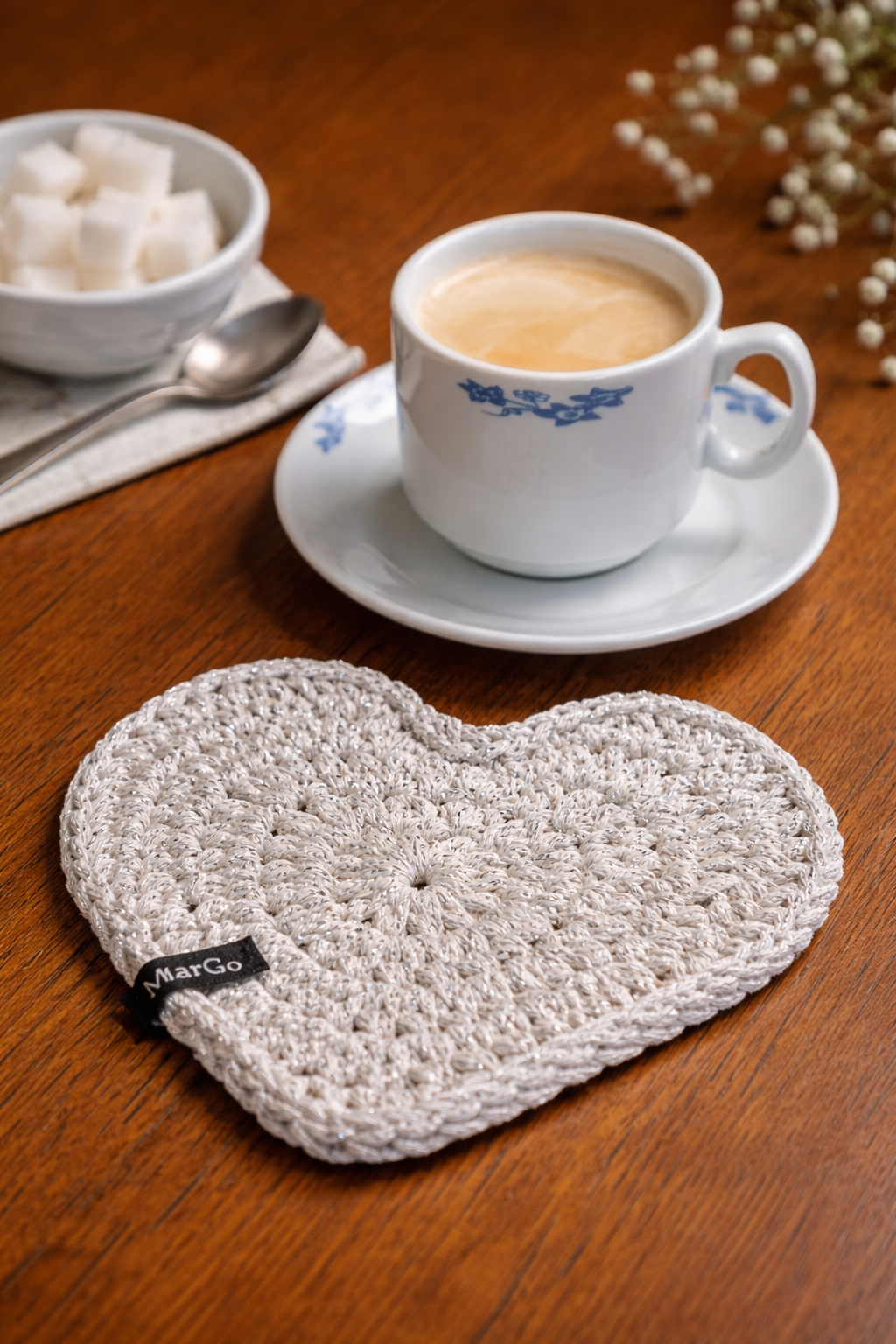 Podkładka serduszko pod kubek