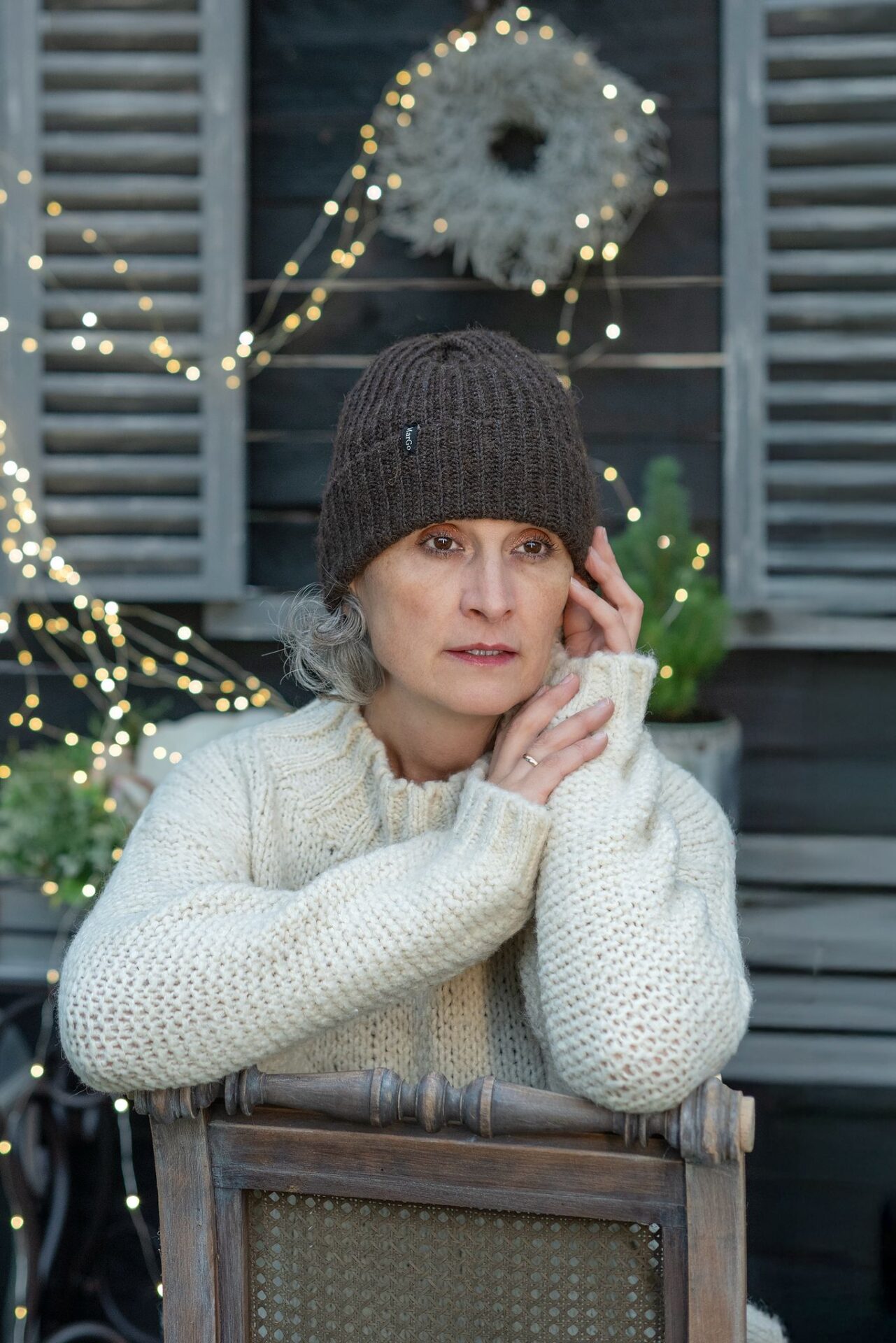 Czapka z suri alpaki