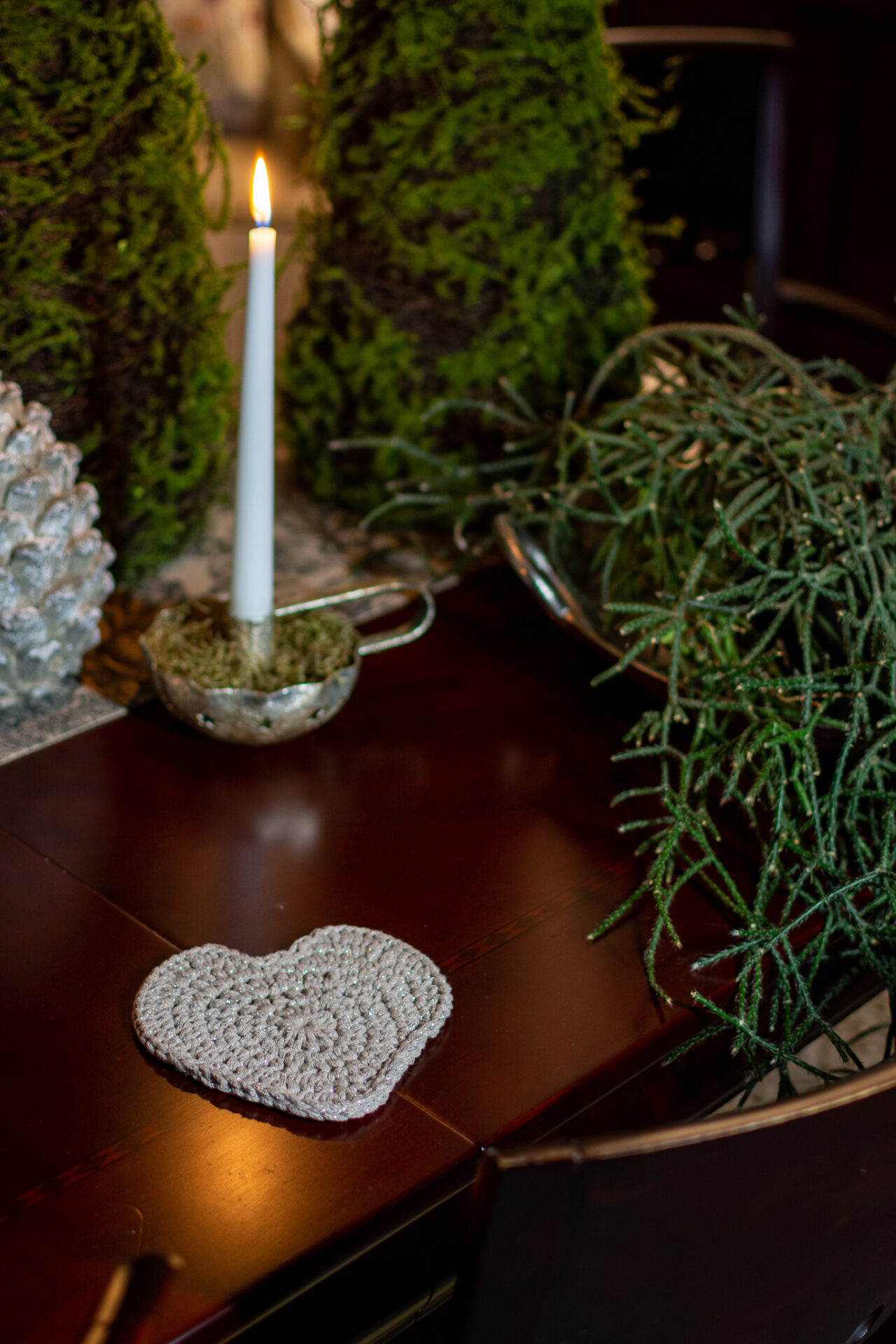 Podkładka serduszko pod kubek