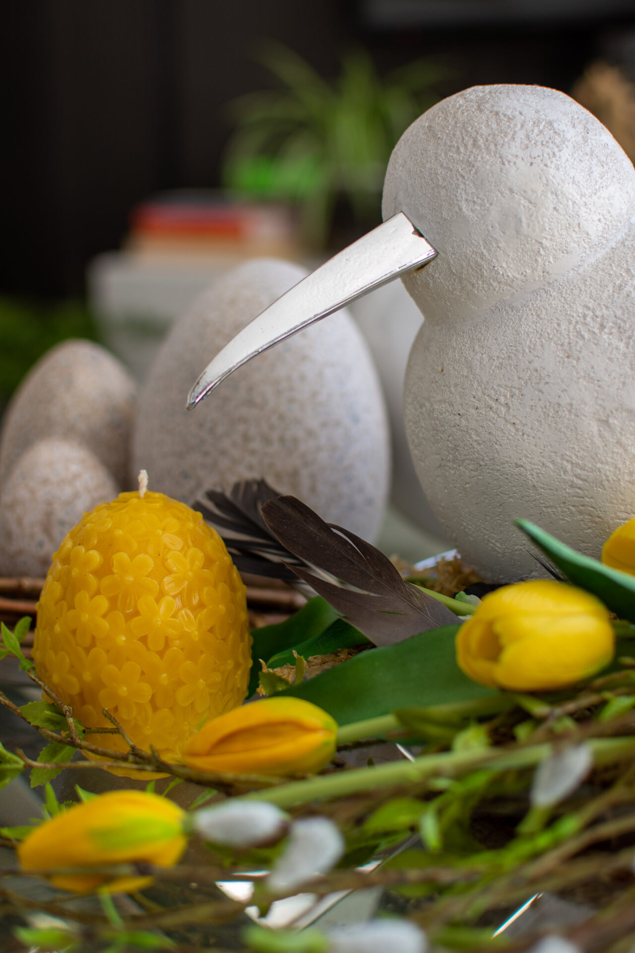 Świeca z wosku pszczelego